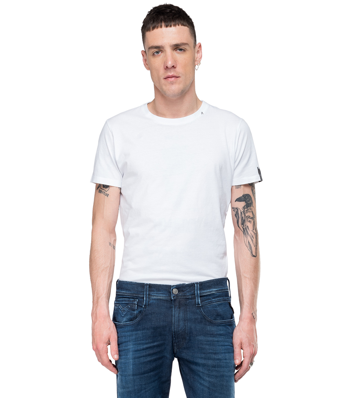 11.5 OZ HYPERFLEX CLOUDS ANBASS ブルー ストレッチデニム 詳細画像 ダークブルー 4